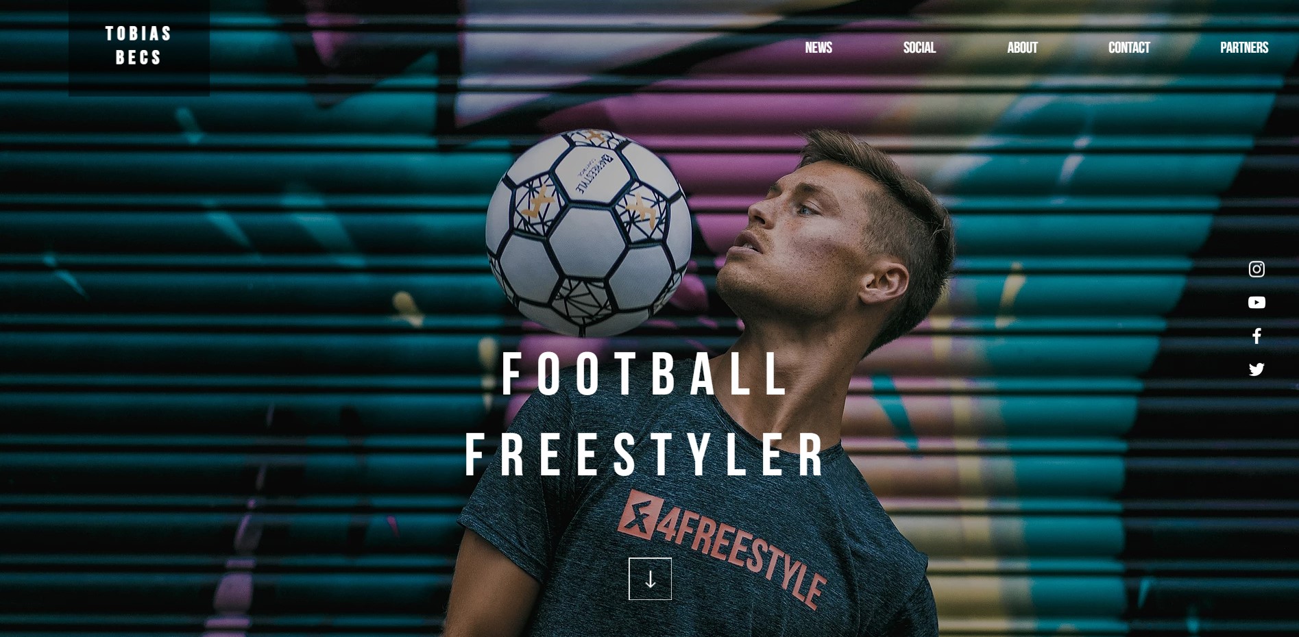Football Freestyler Personal website